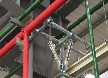 汇川该抗震支架的整体式支吊架结构协调性好